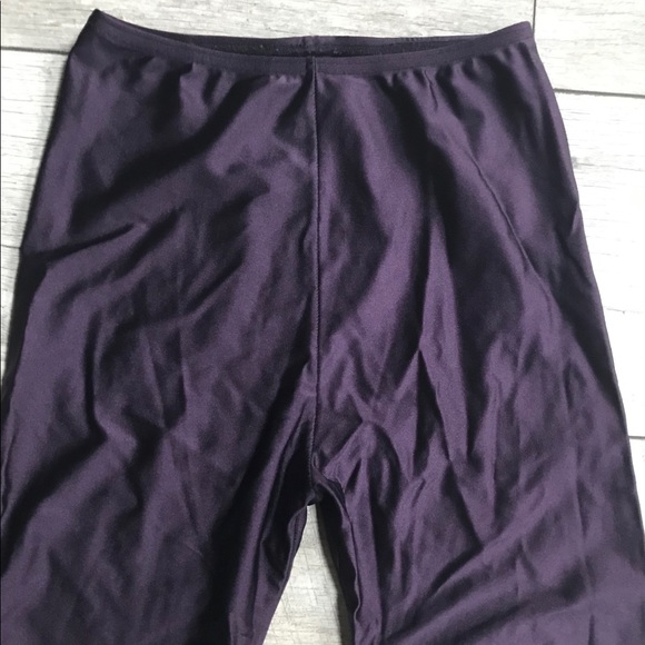 ACNE Shiny Spandex Stirrup Leggings - Picture 2 of 8